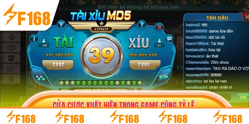 Cửa cược xuất hiện trong game cùng tỷ lệ thưởng Cửa cược xuất hiện trong game cùng tỷ lệ thưởng